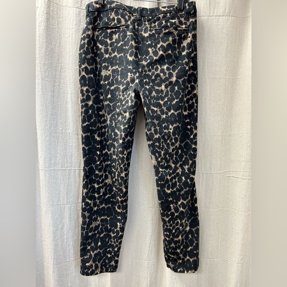 Mid Rise Leopard Harper Ankle Pants Old Navy/ size 10 Tall - Picture 7 of 14